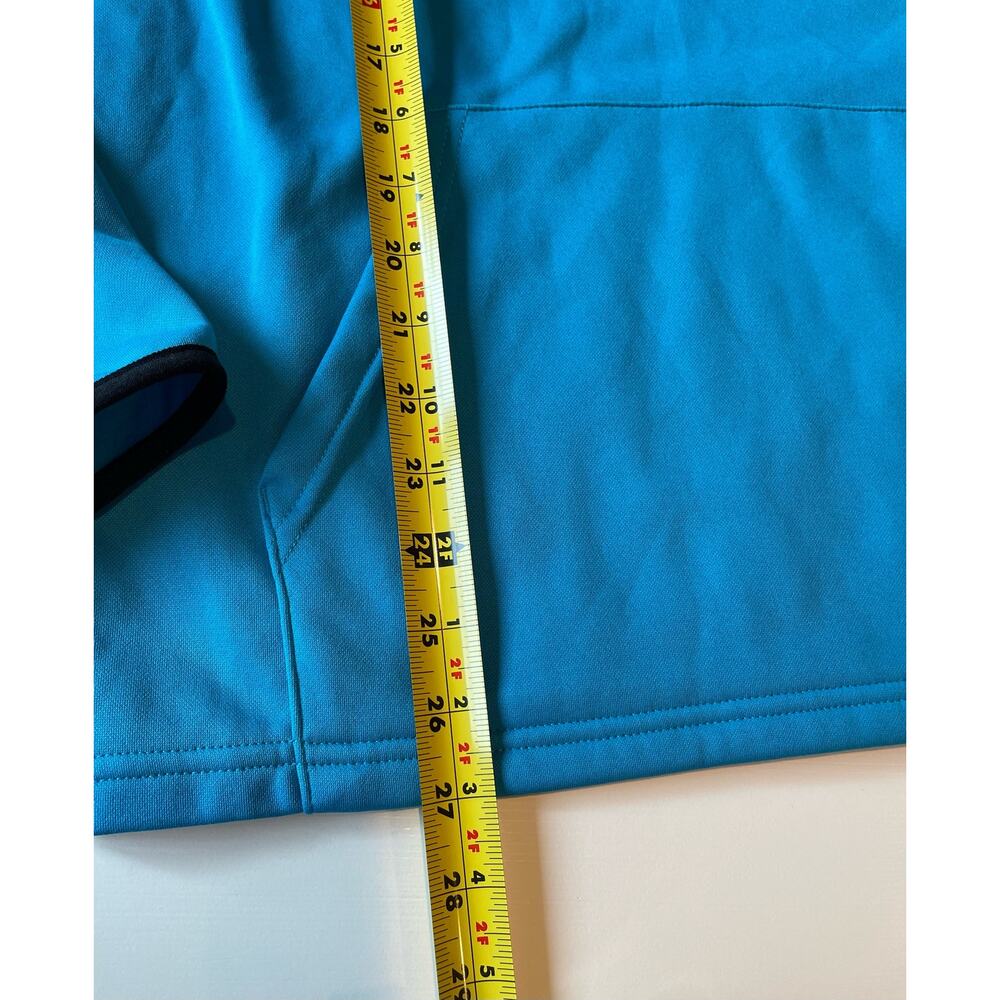 Xersion Fleece Hoodie Men's Size M Pullover Quick-Dri Blue Athleisure Workout - Picture 5 of 5